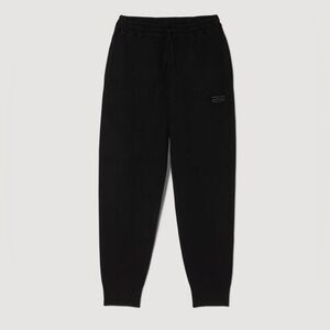 Sandro -  Black Joggers With Textured Logo Size Large Women’s